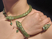 Margot de Taxco Enamel Snake Jewelry - Circa 1950