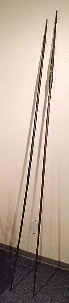 Williams Gallery West Collectibles - Swords, Spears, and other Weapons - 2  New Guinea Fishing Spears
