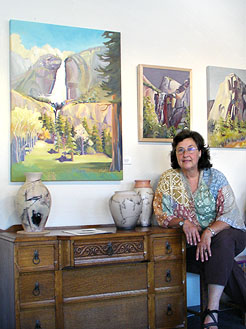Penny Otwell at Williams Gallery West in 2005