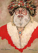 Wayne Boring as Father Christmas by Mary Jane Brewster